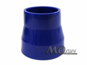 3" - 3.5" 76mm - 89mm Rubber Intercooler Turbo Air Intake Reducer Hose BLUE - Bild 1 von 1