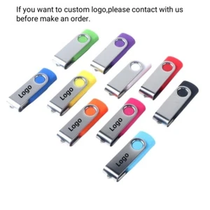 USB 2.0 Flash Drive 128GB 64GB 32GB 16GB Storage Memory Stick Can custom logo - Picture 1 of 16