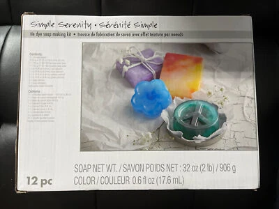 SIMPLE SERENITY TYE DIE SOAP MAKING KIT 12 PIECE Net 32oz (2lb) - Image 1 of 2