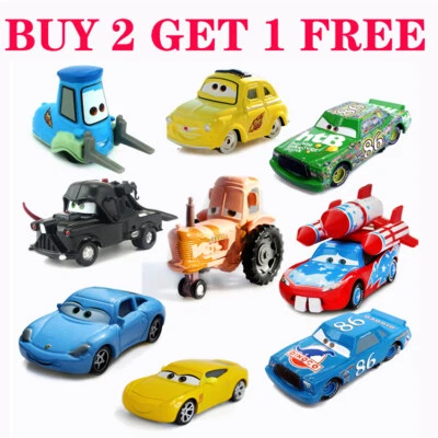 1:55 Diecast Disney Pixar Cars Model Car Lightning McQueen Gift Toys Lot Loose - Image 1 of 4