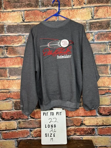 NWT🔥Vintage Dale Earnhardt #3 The Intimidator Sweatshirt Mens Medium Nascar Cover