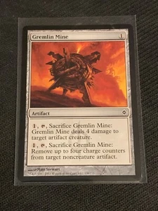 Magic the Gathering New Phyrexia Gremlin Mine - Picture 1 of 2