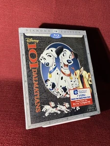 101 DALMATIONS (Animated) Blu-Ray + DVD No Digital W/ Slipcover SEE PICS Disney - Picture 1 of 10
