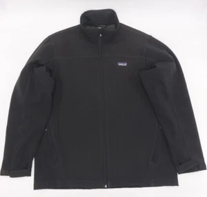 Vintage Patagonia Softshell Jacket Black Men’s Large - Picture 1 of 9