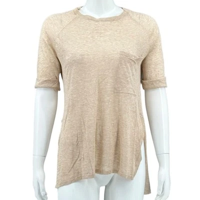 Top Otoño Cachemira Mujer Pequeño Tostado Tejido Transparente Tejido 100% Algodón Playa Verano Foto 1 de 4