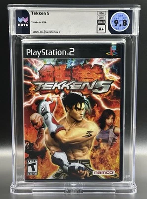 Tekken 5 • WATA 9.8 A+ • 1ª impresión • PlayStation 2 • No VGA/CGC Foto 1 de 2