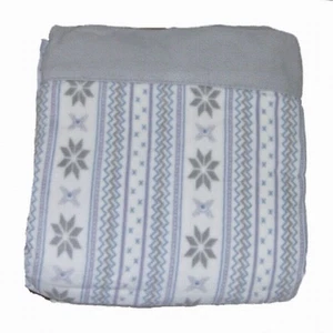 JCP Home Fleece Sheet Set Fair Isle Stripes Twin Bed Size Sheets Bedding - Picture 1 of 1