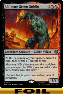 1x - Ultimate Green Goblin - FOIL #157 - Marvel's Spider-Man - NM MTG - Bild 1 von 1