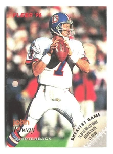 1996 Fleer Shell FACT #74 John Elway - Picture 1 of 2