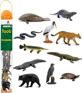 Safari Ltd. Everglades TOOB - 11 mini estatuillas: manatí, caimán, tortuga...  - Imagen 1 de 5