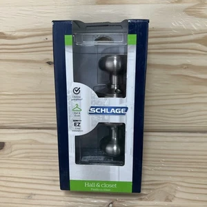 Perilla puerta baño cama Schlage níquel satinado georgiano F40VGEO619 nueva en caja - Imagen 1 de 13