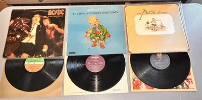 Lot 5-AC/DC If You Want Blood - APRIL WINE The Whole World Goin Crazy - ACE LP - Imagem 1 de 4