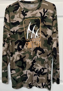 Fintech Sun Defender Long Sleeve Camouflage Shirts Size Large UPF 50+ - Picture 1 of 8