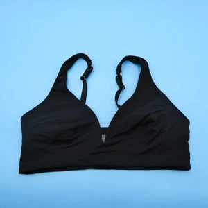 Victorias Secret XL Black Lightly Lined Pullover Wireless Straps Lingerie New - Picture 1 of 8