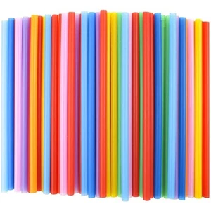 120 Pack Smoothie Straws, 10.3 Inches Straws Disposable, Milkshake Plastic St... - Picture 1 of 7