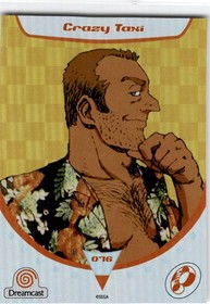 2025 Sega Dreamcast Trading Card Limited Run Games Foil Crazy Taxi #076