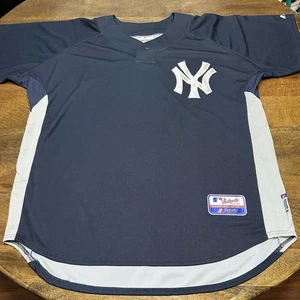 Majestic Yankees Jeter Batting Practice Jersey Stitched XL Cool Base - Bild 1 von 13