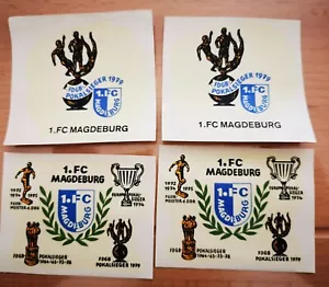 DDR Abziehbilder vom Fußballklub 1.FC Magdeburg - Bild 1 von 6