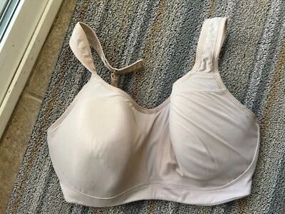 WACOAL SPORT Contour HiIMPACT UNDERWIRE Mesh BRA 853209 NUDE 36G GREAT Condition - Image 1 of 3