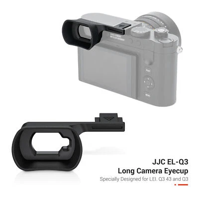 JJC Camera Long Eye Cup Eyecup Soft Eyepiece for Leica Q3 43 Q3 Anti-scratches - Image 1 of 4