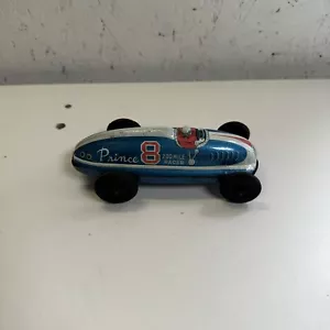 Vtg 1960s Tin Friction Race Car #8 GULF Toy Made in Japan - Picture 1 of 5
