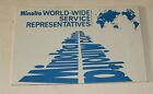 MINOLTA World-Wide Service Representatives - Service Après-Vente Monde entier