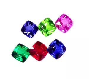 55 Cts Rubí Natural Zafiro Granate Peridoto Tanzanita 6 Piezas Certificado Lo... - Imagen 1 de 14
