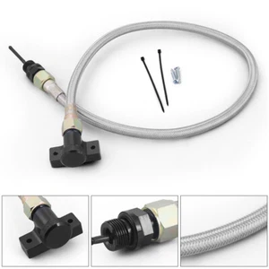 Locking Braided Automatic Transmission Dipstick For 10-23 Ford F-150 6R80 10R80 - Picture 1 of 8