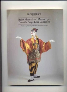 F SOTHEBY’S London BALLET Bakst Benois Cocteau Tchelitchew Lifar Coll Catalog 84 - Picture 1 of 1