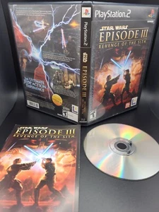 Star Wars Episodio III 3 La Vendetta dei Sith PS2 (PlayStation 2) CIB con manuale - Foto 1 di 7