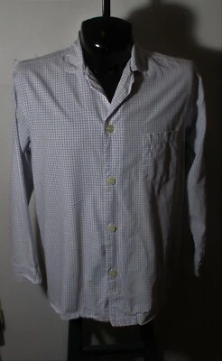 Camisa de dormir larga BROOKS BROTHERS azul rosa para hombre talla M Foto 1 de 4