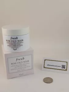 Fresh Rose Face Mask Soothes & Tones 3.3 fl oz Full Size BNIB SEALED - Picture 1 of 11