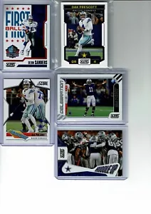 Juego de tarjetas base de los Dallas Cowboys de fútbol americano con puntuación 2023 (11) ++++ - Imagen 1 de 3