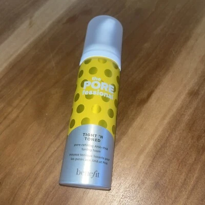 Benefit The POREfessional Apretado y Tonificado AHA + PHA Tóner Espuma 4.5 fl. oz NUEVO Foto 1 de 3