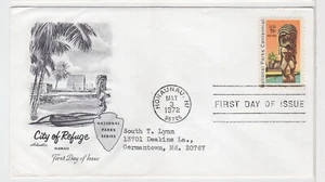 TurtlesTradingPost - Parchi Nazionali - Hawaii 1972 #C84 FDC - Artmaster Cachet - Foto 1 di 1