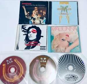 Madonna CD Lot Immaculate Music Evita American Life GHV2 Bedtime Stories - Picture 1 of 1