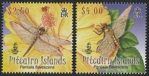 Pitcairn 2009 - Mi-Nr. 783-784 ** - MNH - Libellen / Dragonflies - Bild 1 von 1