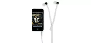 HI-ZIP EARPHONES - AUIRICOLARI A ZIP - BIANCO - Foto 1 di 1