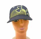 Under Armor Youth Ball Cap Black and Neon Green Yellow Fitted Small Medium