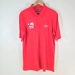 Callaway Holden Scramble mens golf polo shirt size XL red short sleeve 106967 - Picture 1 of 8