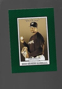 2005 Jose Capellan, Upper Deck Origins, Old Judge - Picture 1 of 2