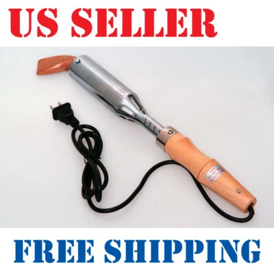 JCM 300W 110V Soldering Iron Heavy Duty Chisel Point Copper Tip Craft Manufacturing