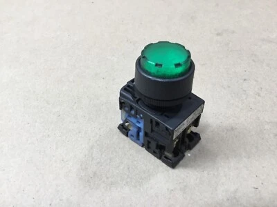 Fuji Electric AR22FOL / AR22F0L Green Illuminating Push Button #14I17 - Image 1 of 3