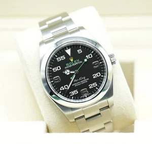 Rolex Air-King 116900 Oystersteel Factory Black Dial - 2022 Full Set - Picture 1 of 11