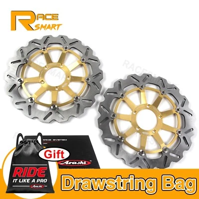 Rotores de disco de freno delanteros para Ducati Monster S4R Testastretta 2007 2008 S4RS 06-08 Foto 1 de 4