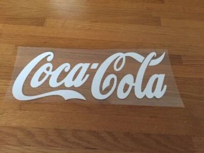 COCA COLA PATCH VINYLE FLOCAGE PUBLICITAIRE - 21 CM PAR 7.5 CM