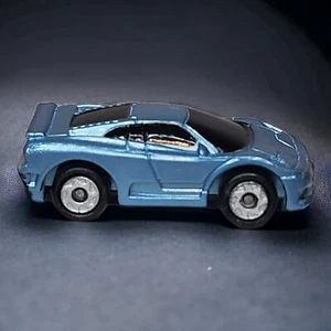 Galoob Micro Machines Bugatti Blue Metallic EB110 1994 LGT Sports Car Coupe - Picture 1 of 18