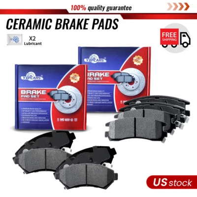 Pastilhas de freio dianteiras e traseiras de cerâmica para Buick Regal Riviera Pontiac Grand Prix - Imagem 1 de 4