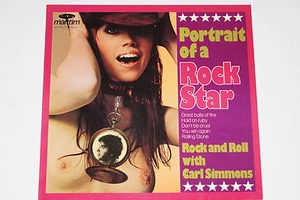 CARL SIMMONS -Portrait Of A Rock Star. Rock And Roll With Carl Simmons- LP Nude - Picture 1 of 1