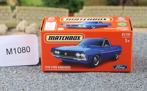 Matchbox Power Grabs Blue 1970 Ford Ranchero UTE #83 HVP66 FNQHotwheels M1080 - Picture 1 of 5